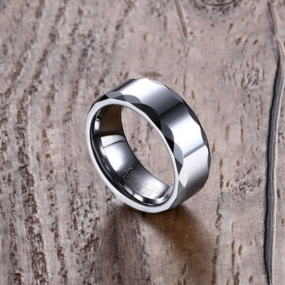 ➰Stunning Carved Edge Band - Picture 2 of 4